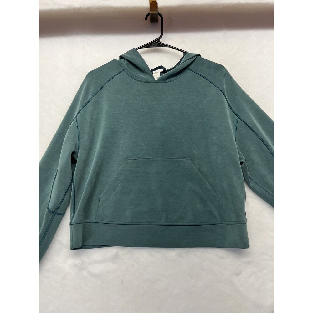 Lululemon Softstreme Hoodie Storm Teal size 6 athletic womens active wear hoodie - Picture 2 of 8